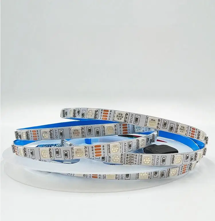 5V RGB LED Strip Light Powered 60LEDs Flexible SMD 5050 for Mirror, Kitchen Cabinet, Bedroom, Christmas Decor