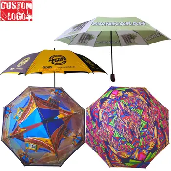 Applicable Gifts New Business Giveaways Windproof Guangzhou Foldable Golf Umbrella