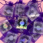 Eyelashes Mink False Eyelashes Qingdao IBeauty Customize Mink Eyelashes Lashes 3d Mink Wholesale Bulk Vendor 25mm False Mink Eyelashes