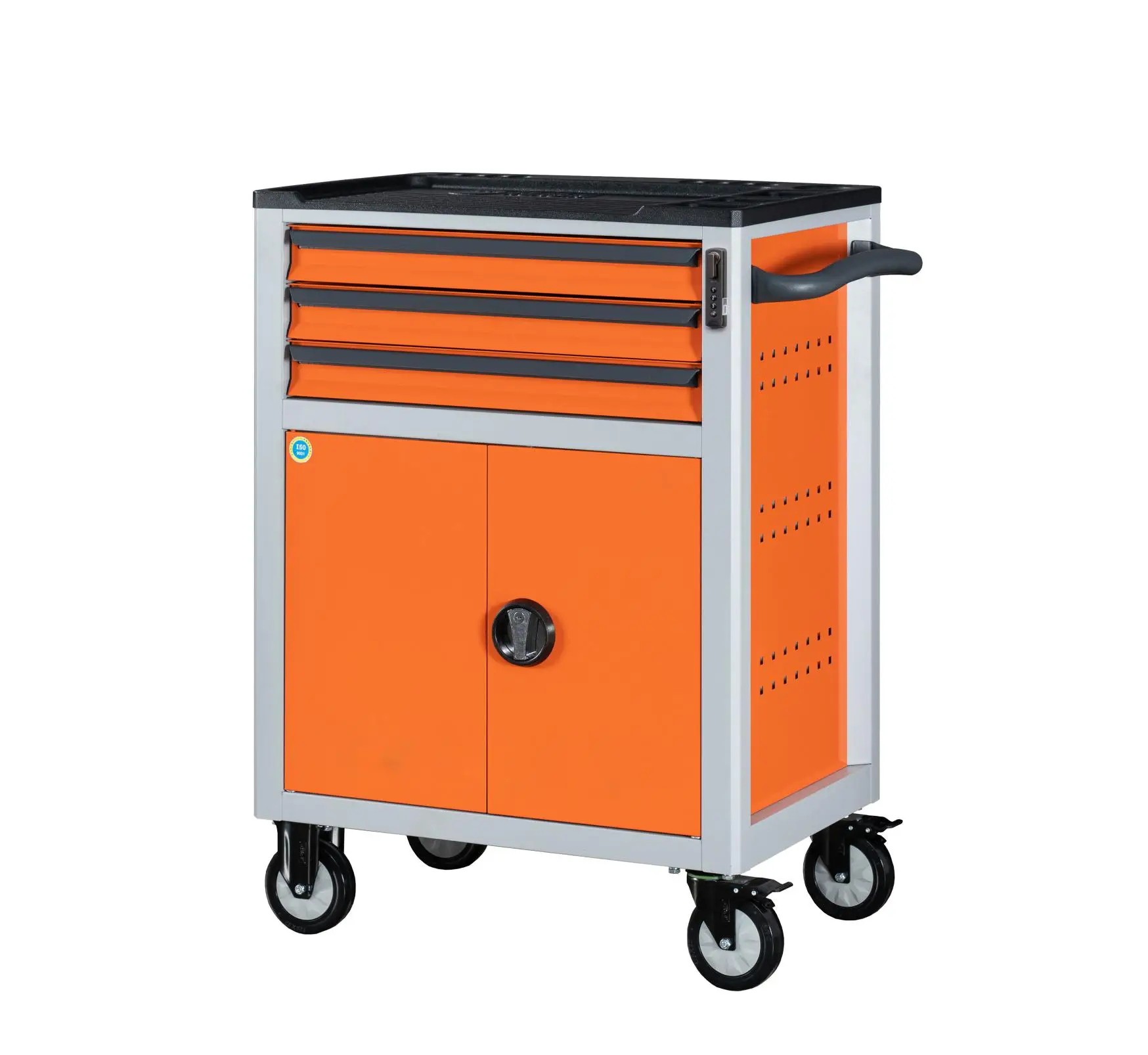 定制工业金属工具柜商用工具柜套装便携式3抽屉工具箱