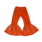 Girl Kids Solid Color Baby Girl Autumn Winter Velvet Flared Pants Boutique Kids Bell Bottom Pants