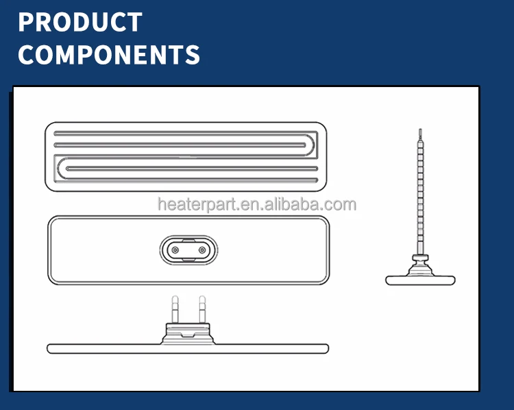 Ceramic Infrared Radiant Panel, 220V - detail 18