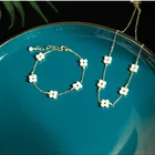 Shell Earrings 4 Leaf Clover Fresh Water Pearl Shell Earrings For 2021 Wholesale