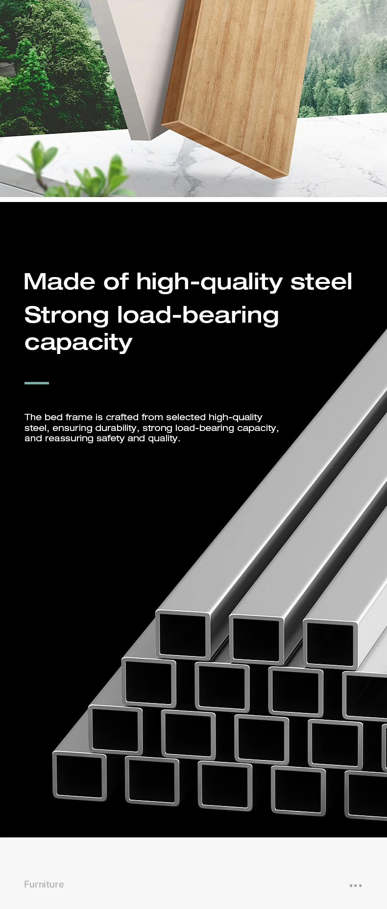 product modern single bed metal frame dormitory bunk bed with desk and wardrobe-3