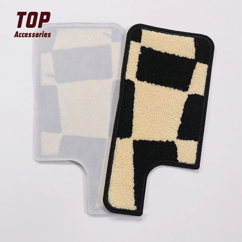 Handmade Iron-On Mobile Phone Case Fabric Back Custom Plush Non-Slip Patches Chenille Design Sports Style Sequins Decoration