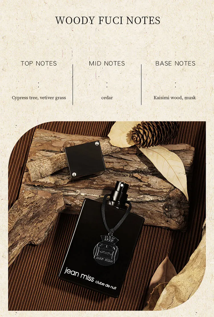 100ML JEAN MISS Blue Masculine Fresh Natural and Long-Lasting Luxury Perfume Men's Cologne