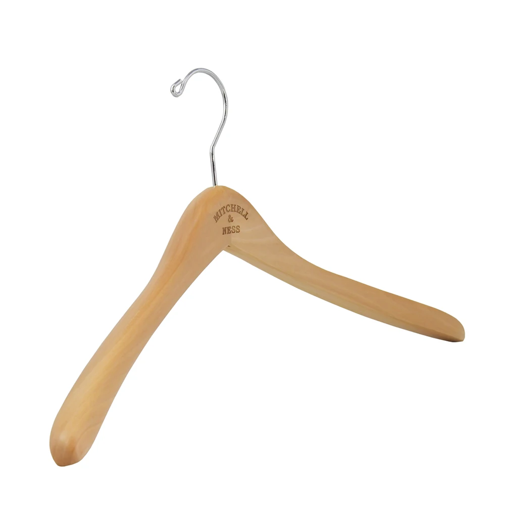 Manufacturer Directly luxury wooden hangers logo custom brand clothes hanger