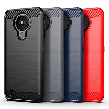 For nokia 1.4 case Carbon Fiber Soft TPU mobile Phone Case For nokia 1.4 ultra back cover