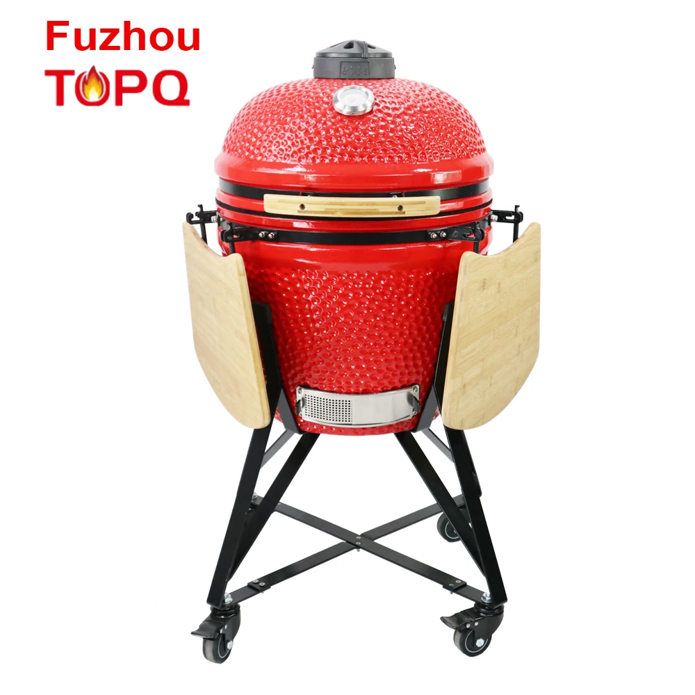 Parrilla Kamado 26 Asador Portátil Carbon Ahumador Ceramica Verde - Tienda  Clic