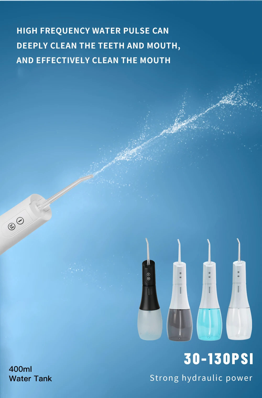 Portable Usb Rechargeable Oral Irrigators Water Toothpick Water Dental