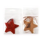 Shape Tags Popular Foil And Glitter Decoration Die Cut Tree Star Snow Shape Personalised Gift Tags