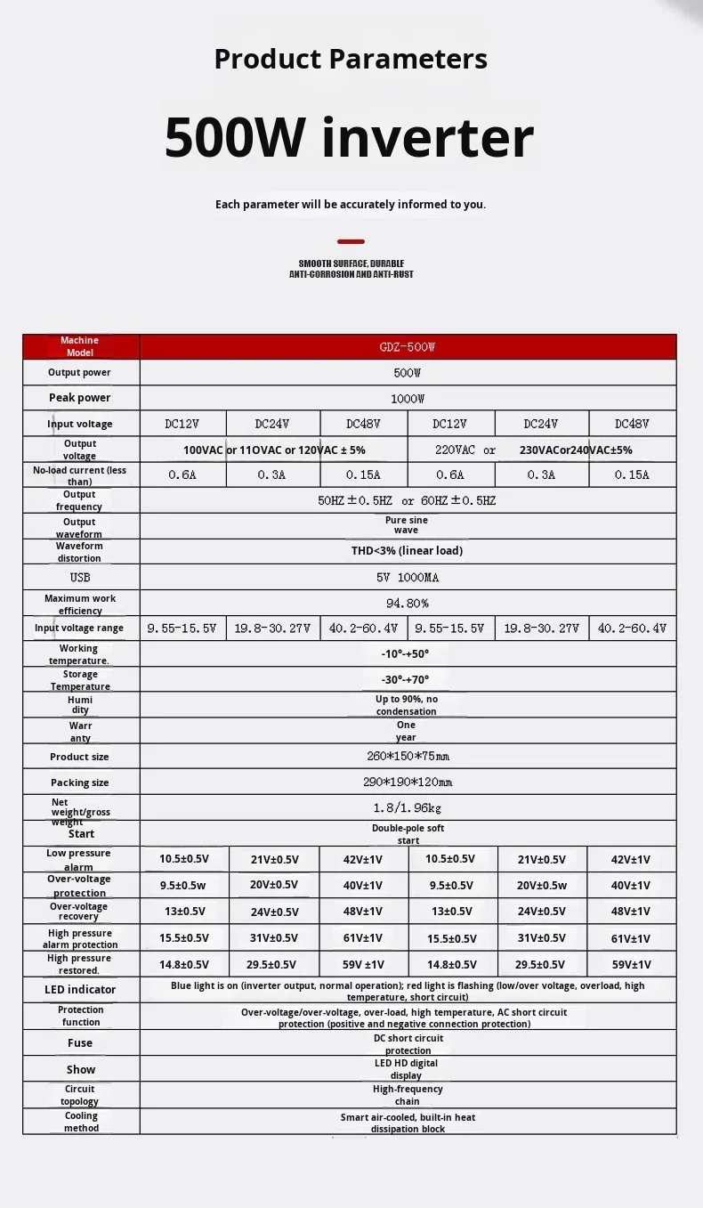 48v high power 300w solar photovoltaic grid tie converter 220v 948 efficiency china-18