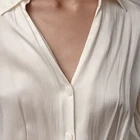 Women White Women White Blouse Women Custom Tailored Women Shirt Ladies Elegant White Silk Blouse