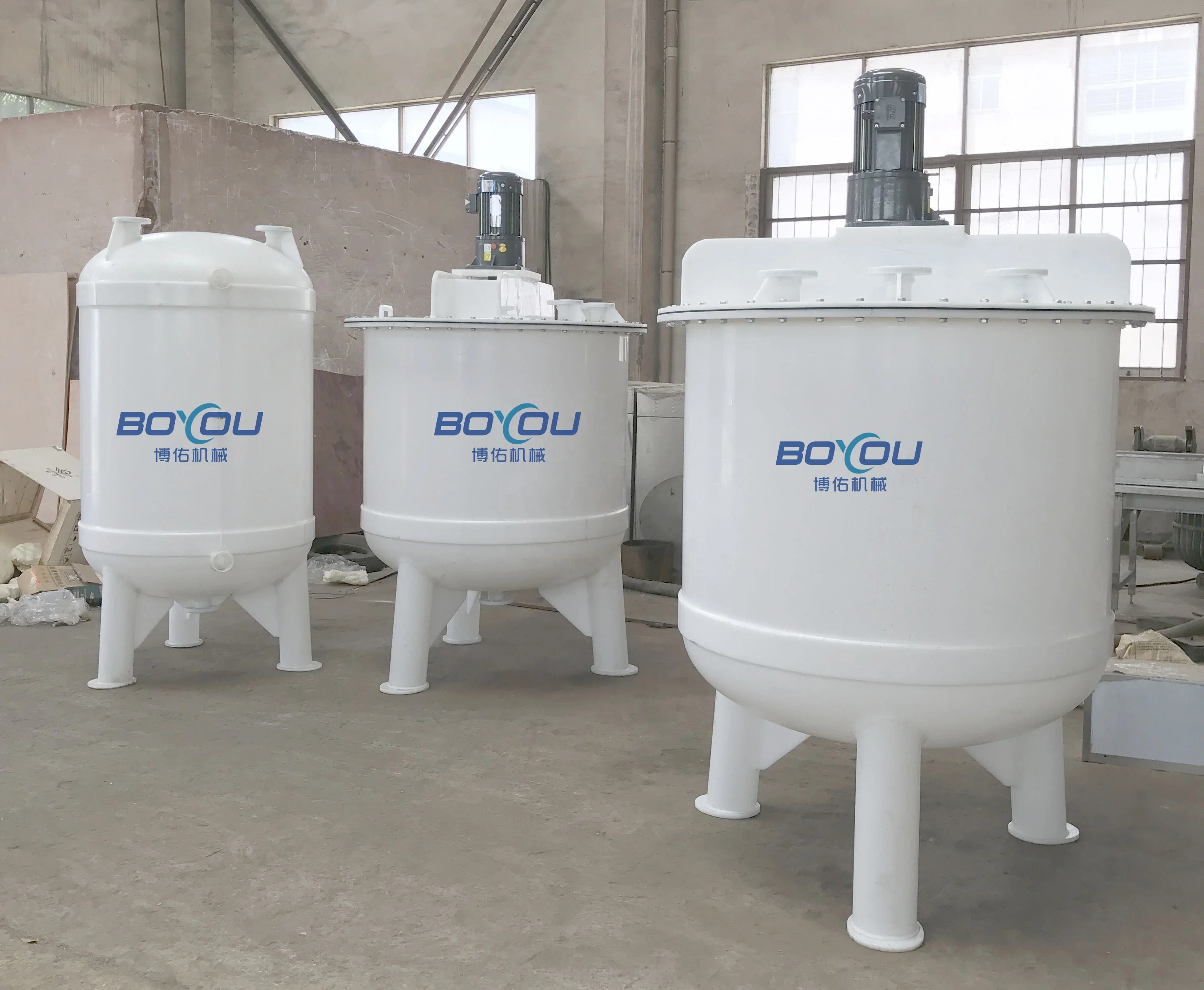 Strong Naoh Solvent Mixing Tank Anti Corrosive Pp Vessel Polypropylene