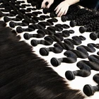 Natural LeShine Natural Human Body Wave Hair Extension Raw Peruvian Double Drawn Hair Weave Bundles
