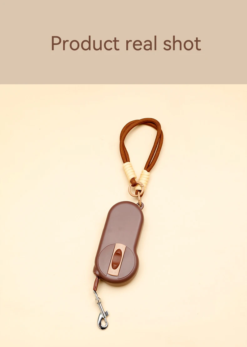 Wholesale New 2 in 1 Multifunctional Outdoor Portable Pet Leash USB Rechargeable Hand Warming Pet Supplies details