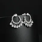 Hoop Hoops Resin Earring Earing 2021 India Candy Hoop Stud Drop Cards Clay Hoops Boho Resin Earrings