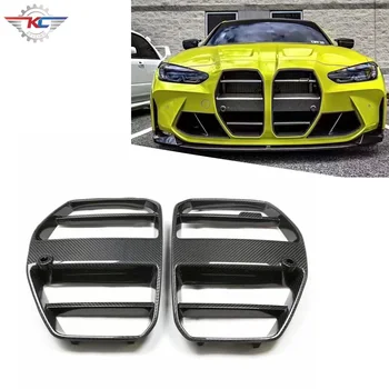 For BMW M3G80 M4G82 ST style Wet Carbon Fiber Grille