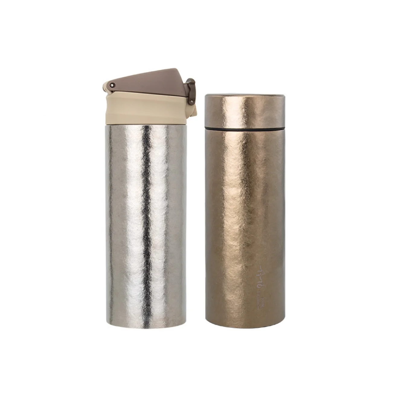 Double wall insulated Tumbler Titanium Vacuum Flask Thermo cup water bottle thermal flask