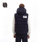 Down Waistcoats Down Waistcoat Men's Winter Vest Jacket Hooded Sleeveless Down Waistcoats