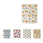 Cloth Kitchen Swedish Dishcloth Towel Cotton Cloth For Washing Wiping Dishes Table