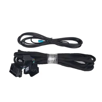 Head Unit with Quadlock Connection Extra Long 6 Meters Wiring Harness Power Cable for BMW/Benz