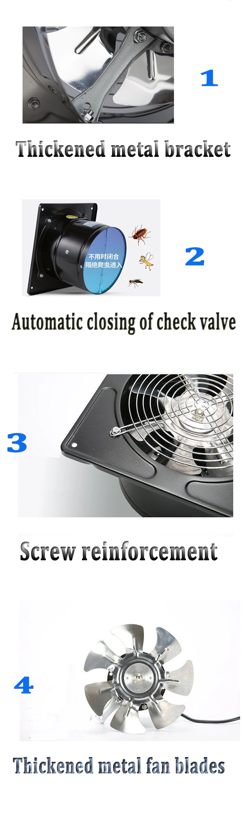 Exhaust Fan, AC 220V~240V, Electric - detail 14