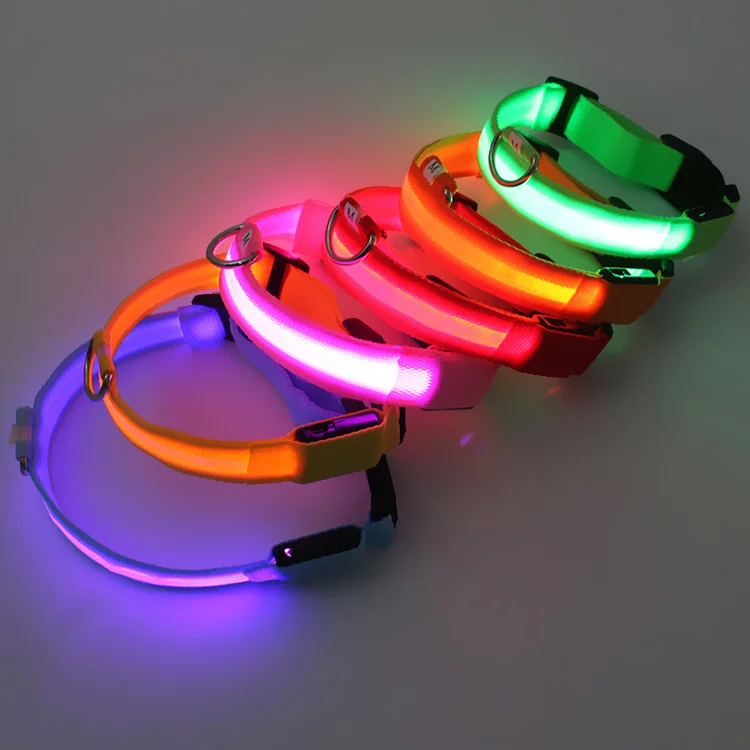 christmas light up dog collar