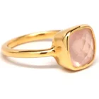 925 Sterling Silver Ring Custom 925 Sterling Silver Jewelry Gold Engagement Rose Quartz Ring