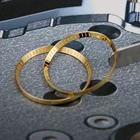 Ring 316L Stainless Steel IP Gold Black Color SKX007 Watch Chapter Ring