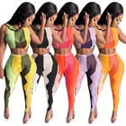 Sets Clothing OSINA Print Crop Top 2 Piece Sets Woman Summer Fashion Clothing 2 Piece Pants Outfits Sets