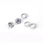 Gemstone Loose Wholesale Synthetic Gemstone White Round Brilliant Cut Loose Moissanites Diamond In China