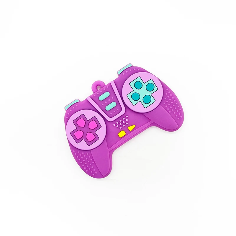 OEM & ODM New Gamepad Silicone Teether Customized Gamepad Teether Wholesale Game Controller Teether