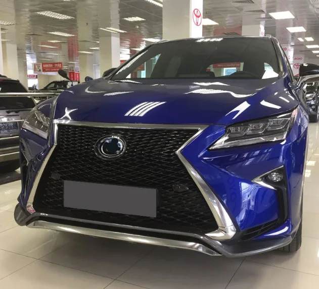 gaminys saivis priekinių apatinių grotelių liejimas satino chromo plastikas be f sportinių grotelių lexus rx200t rx450h 2016 2019-37