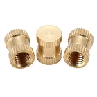Nuts Brass Insert High-quality Brass Inserts Brass Knurled Nuts/knurled Hand-tightened Injection Screws Nuts