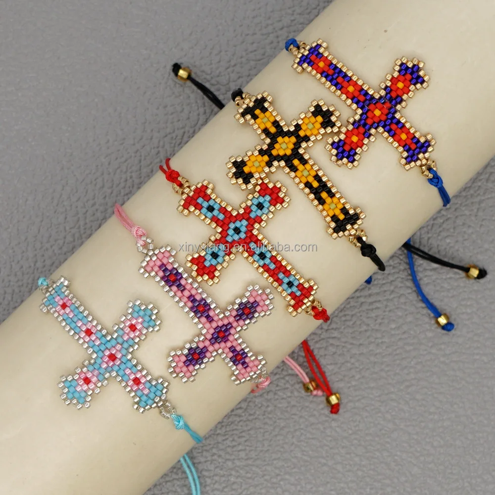 beaded cross bracelet-06