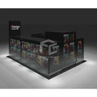 Popular DIY 3D HD T-shirt Printing Kiosk T-shirt Display Showcase For Sale