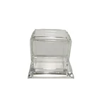 Crystal Casket 3D Printing UV Printing Crystal Award Crystal 3d Laser Award Plaque Glaze Trophies Metal Liuli JTD12013