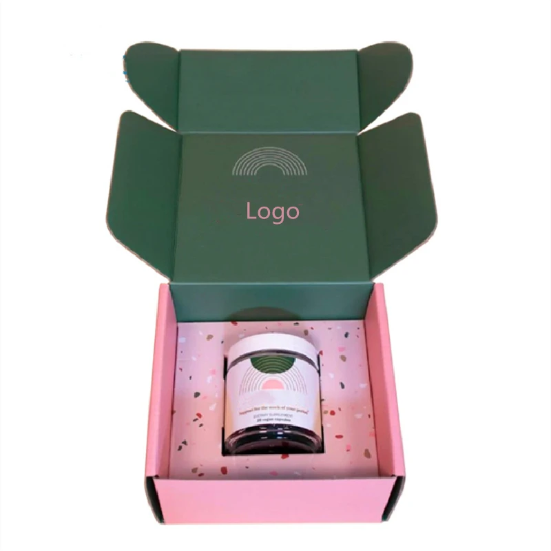 Eco Friendly Self Erecting Mailer Box for Apparel Packaging with 15*15*5cm Custom Size