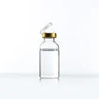 Clear Medicine Vial Clear Injection Medicine Glass Bottles Vial With Rubber Plugs