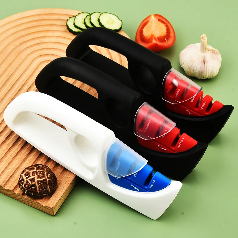Gadget 2024 New Arrival Kitchen Accessories Tools Multifunctional professional Knife Sharpener 4 in 1