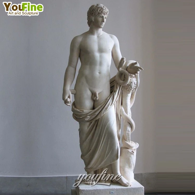 marble antinous statue