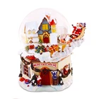 Christmas Decoration Polyresin Welcome Custom High Quality Resin Snow Globe Christmas Decoration For Sale