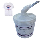 Inks Water Ink 3D Printing Inks Water Based Ink High Density Rubber White Paste For T Shirt Printing