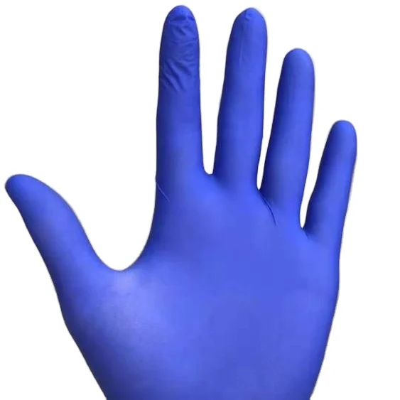 navy blue nitrile gloves