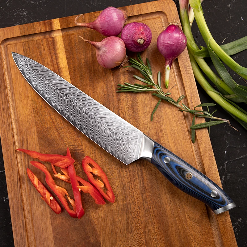 VG10 Gift Guarantee Damascus Steel Chefs Knife Kitchen Knives in High Quality