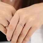 Eternity Wholesale 14k Rose Gold Fashion Eternity Moissanite Wedding Band Matching Ring For Women
