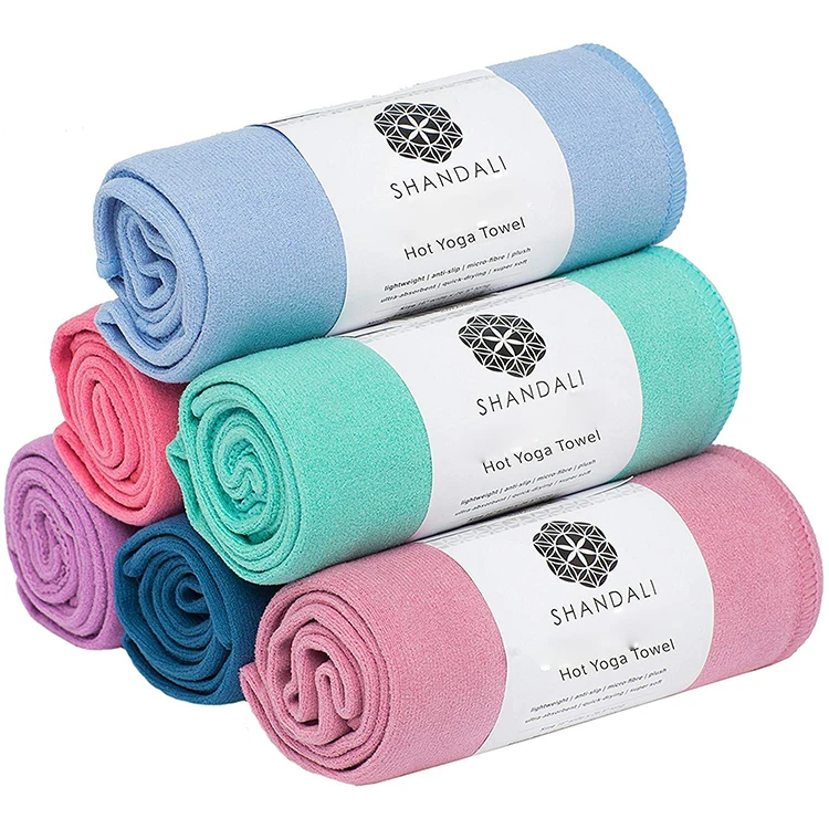 High Quality non Slip Yoga Mat Towel Sport Absorbent Microfiber Custom Hot Yoga Towel