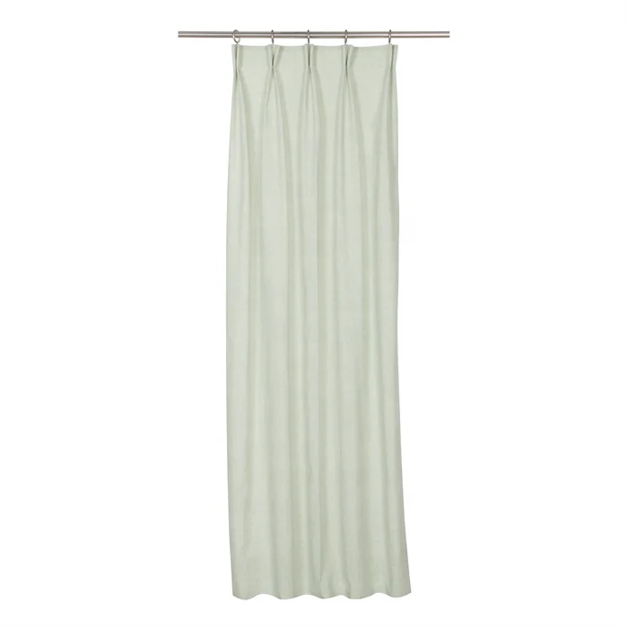 Modern simple style luxury Grommet Top half-shading pure color bedroom curtain
