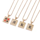 Personalized Jewelry Komi Custom Necklaces Personalized Name Necklace Nameplate Pattern Name Necklace Jewelry Wholesale